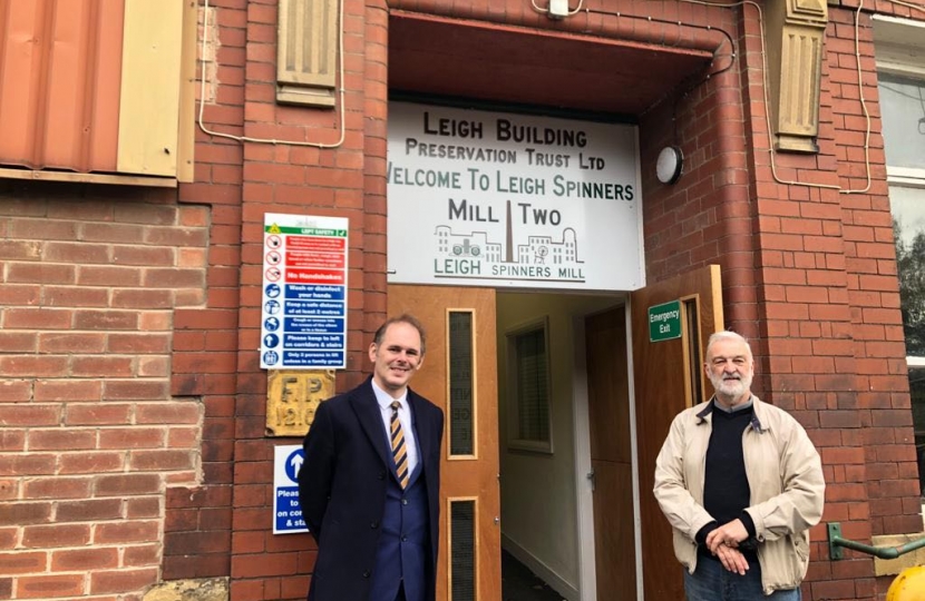 Visit to Leigh Spinners Mill