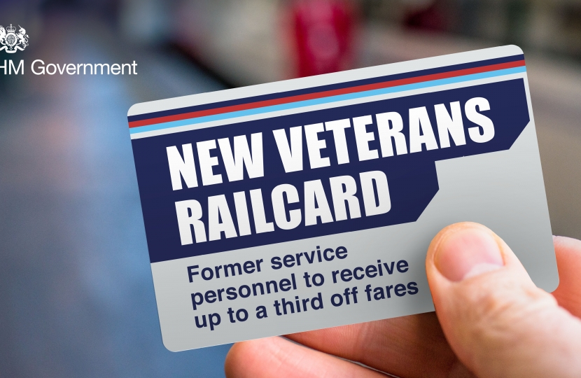 New Veterans Railcard
