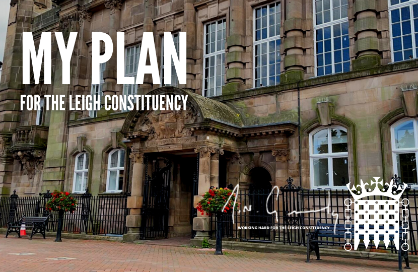 MY PLAN FOR THE LEIGH CONSTITUNCY