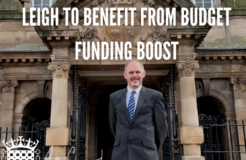 Leigh to Benefit from Budget Funding Boost
